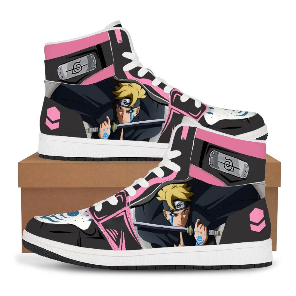Naruto Anime High-Tops Sneaker - Leather Work Hat ulasan dan harga