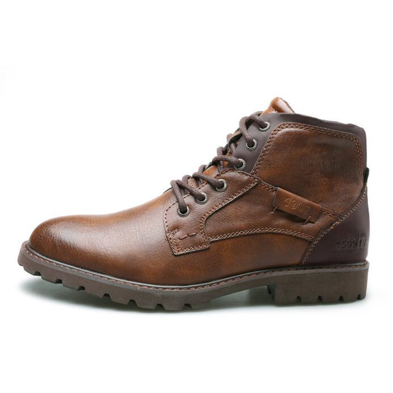 2026 Leather Men Ankle Boots P - Leather Work Fabric ulasan dan harga