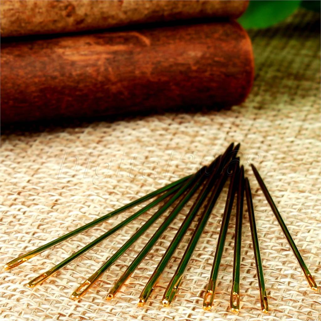 10Pcs Leathercraft Sewing Tool - Leatherwork Needles ulasan dan harga