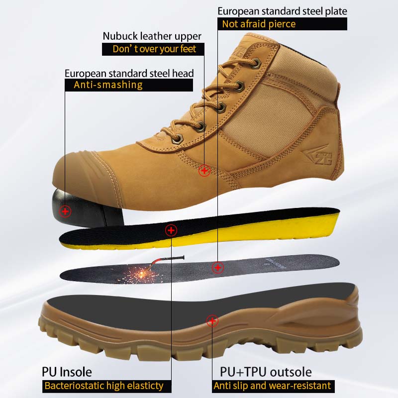 Genuine Leather Men's Boots Sa - Leather Work Fabric ulasan dan harga