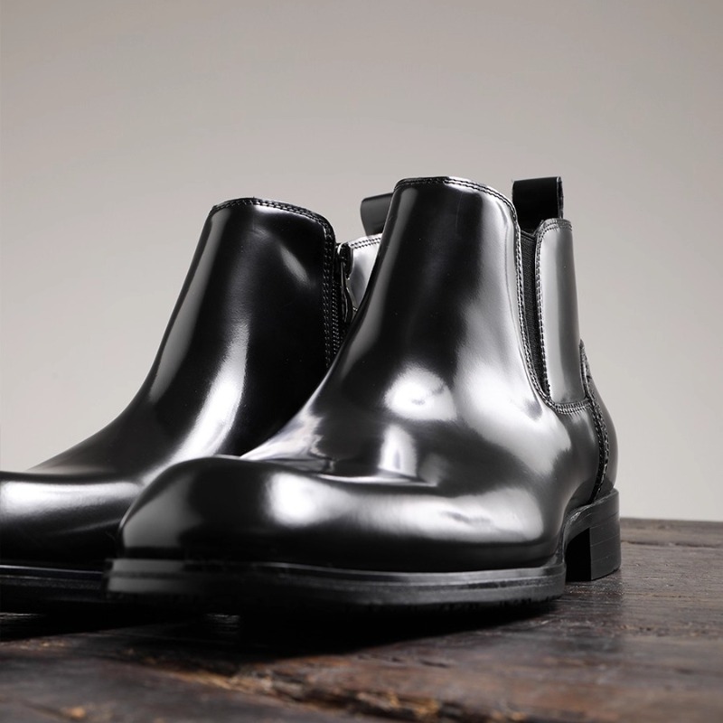 British Men Chelsea Boots Busi - Leather Work Dress ulasan dan harga