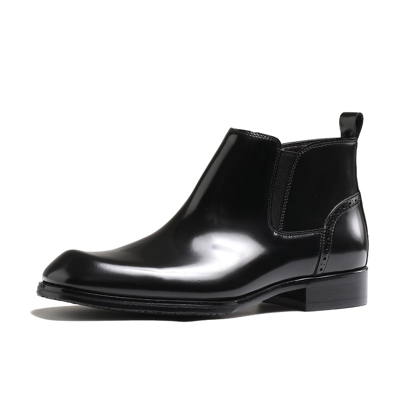 British Men Chelsea Boots Busi - Leather Work Dress ulasan dan harga